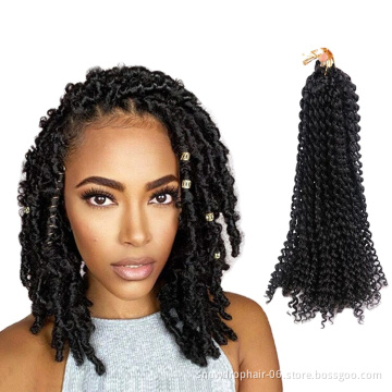 Julianna 22 Water Wave Crochet Braiding Hair Pre Passion 18 Inch Passion Twist Hair